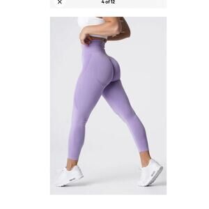 NVGTN Contour Seamless Leggings Lilac Womens S